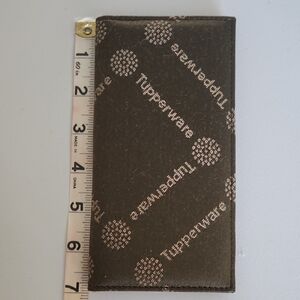 Tupperware Dark Brown Card Holder